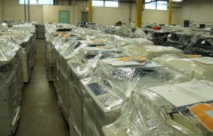 Used copiers ready to ship